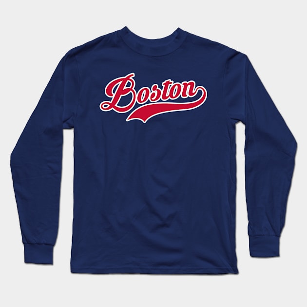 Boston Baseball Long Sleeve T-Shirt by Sloop